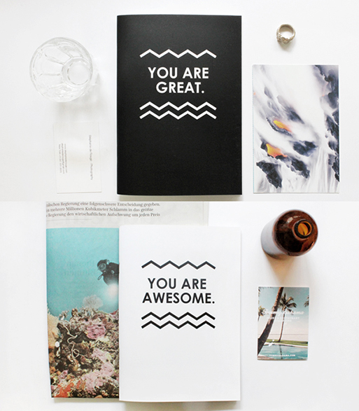 Double Sided B&W Notebooks — ACCESSORIES -- Better Living Through Design