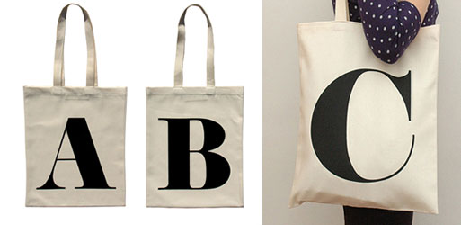 Alphabet Bags — Bags -- Better Living Through Design