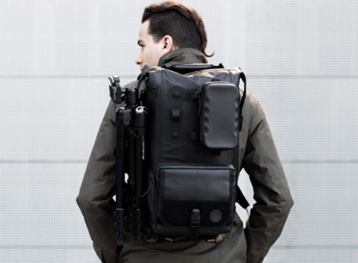 Black Ember Modular Urban Backpacks