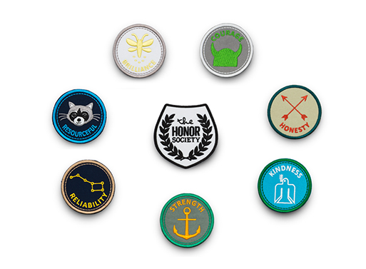 The Honor Society Merit Badges